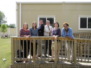 Claire Strowd, Jenni Coale, Kevin Coale, Jere Link, Megan Dickherber and Regina Tate, along with Tom Kates (Not pictured), are leaving large shoes to fill when they leave next year. Photo Credit: Wilson Alexander