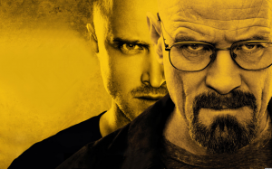 Main characters Walt and Jesse really do break bad. Photo: blogs.sacurrent.com/index.php/breaking-bad