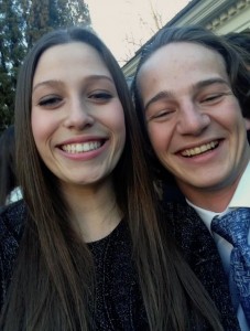 Maria and her boy toy "The Flying Dutchman" pose for the cameras before a night of romance Credit: Maria Grenader Facebook