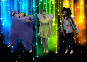 Willie Lieberman, Caillin Cooke, and Melanie Crawford win over the Spirit Week judges with their title-winning fashion. Quoted: Willie Lieberman, Caillin Cooke, Melanie Crawford, and Mr. Hornor.
