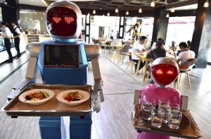 Robots have already started taking the jobs of humans in cafeterias throughout the world. Photo: Reuters