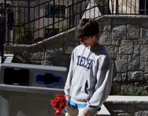 Sophomore Zack Leven has been heartbroken during Valentine's Day ever since his devastating break up with sophomore Jordan Shoulberg in 3rd Grade. Photo: Sloan Wyatt