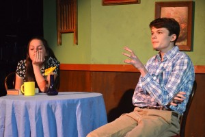 Jeb Carter and Jordan Shoulberg bring a light-hearted, comedic side to the Showcase in "Sure Thing," directed by Jack Eichenlaub. Photo: Caitlin Jones