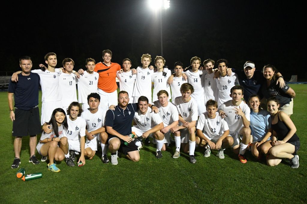 The team poses for a photo after their Final Four victory over GAC on May 10. Photo: Fred Assaf