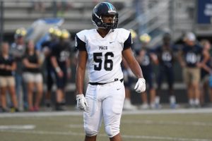 Juston Cogbill is playing right tackle/defensive end and he has loved the football experience so far.