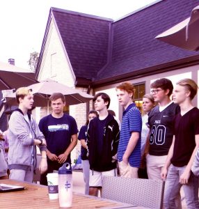 GSA members discuss LGBTQ issues that affect everyday life. Photo: Anna Stone