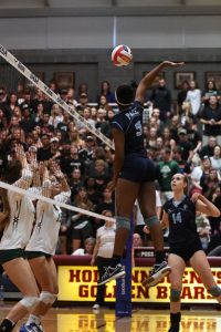 The varsity volleyball team finished as state runner-ups, the best finish in Pace history. Photo: Fred Assaf