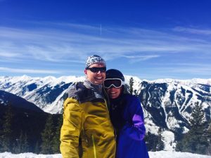 Sophomore Aleks Golde and Mr. Golde on their annual ski trip in Jackson Hole, Wyoming. Photo: Aleks Golde